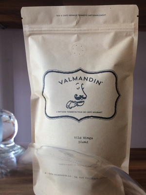 Valmandin Wild Wings Blend café gourmet Valmandin, grains 100% arabica torréfiés à la main